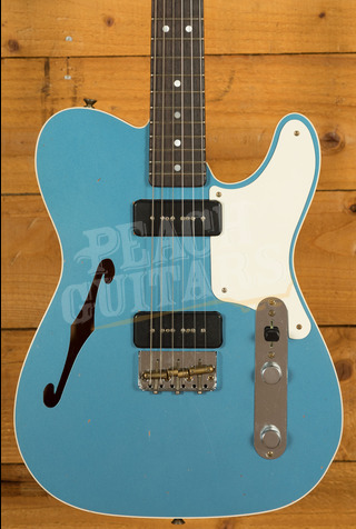 Fender Custom Shop LTD P90 Tele Thinline Journeyman Aged Lake Placid Blue