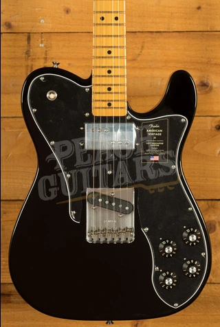 Fender American Vintage II 1977 Telecaster Custom - Maple - Black