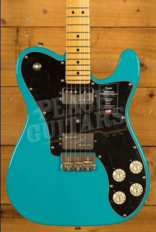 Fender American Professional II Telecaster Deluxe - Maple - Miami Blue