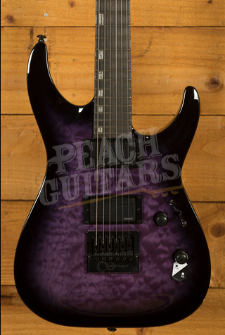 ESP LTD H-1000 EverTune | See Thru Purple Sunburst
