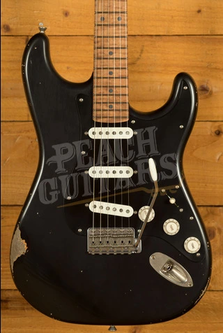 Xotic California Classic XSC-1 | Black Over 3-Tone Sunburst - Medium Ageing