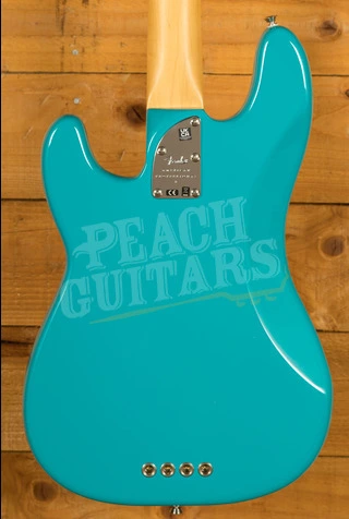 Fender American Professional II Precision Bass - Maple - Miami Blue