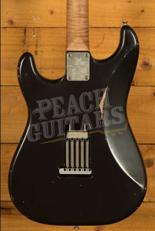 Xotic California Classic XSC-1 | Black Over 3-Tone Sunburst - Medium Ageing
