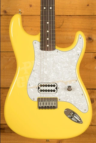 Fender Tom DeLonge Stratocaster - Rosewood - Graffiti Yellow
