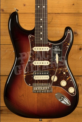 Fender American Professional II Stratocaster HSS - Rosewood - 3-Colour Sunburst