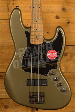 Squier Limited Edition Contemporary Active Jazz Bass HH | Roasted Maple - Olive Satin *B-Stock*