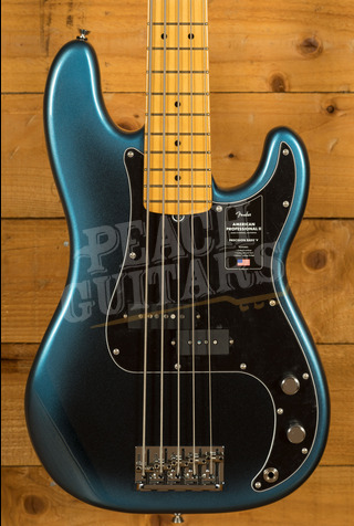 Fender American Professional II Precision Bass V | 5-String - Maple - Dark Night