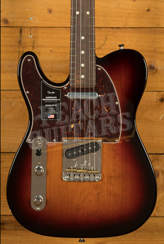 Fender American Professional II Telecaster | Left-Handed - Rosewood - 3-Colour Sunburst