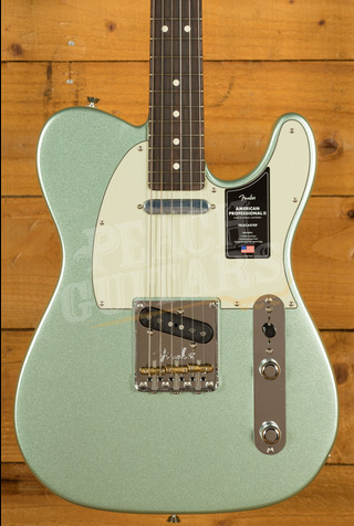 Fender American Professional II Telecaster | Rosewood - Mystic Surf Green