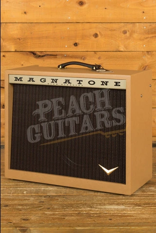 Magnatone Varsity Reverb Traditional Electric Guitar Amplifier Combo - 15W - 1x12" - Camel