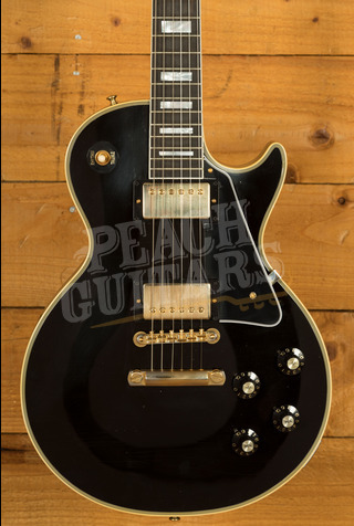 Gibson Custom Murphy Lab 1968 Les Paul Custom Reissue Ebony - Ultra Light Aged