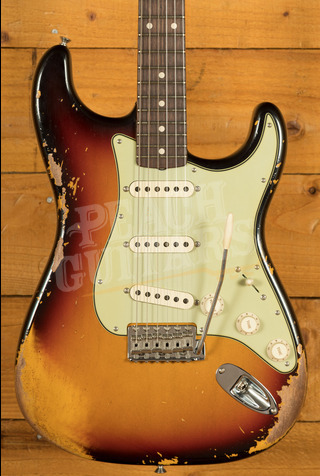 Fender Custom Shop '59 Strat Relic/CC Hardware 3 Tone Sunburst