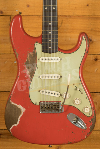 Fender Custom Shop Master Built Levi Perry '62 Strat Heavy Relic | Fiesta Red