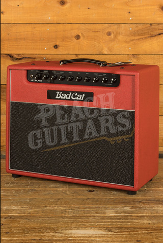 Bad Cat Jet Black | 38-Watt Combo - Custom Colour Vermillion Bronco