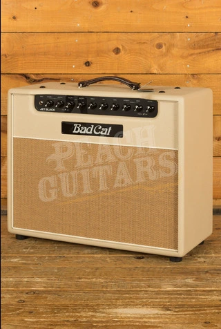 Bad Cat Jet Black Electric Guitar Amplifier Combo - 38W - Buttercream Bronco