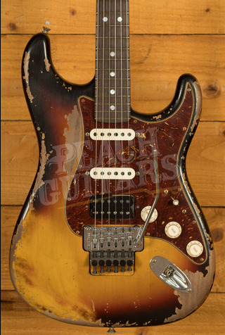 Fender Custom Shop 69 HSS Strat | Super Heavy Relic 3-Tone Sunburst