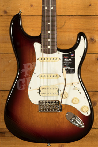 Fender American Performer Stratocaster HSS | 3-Colour Sunburst