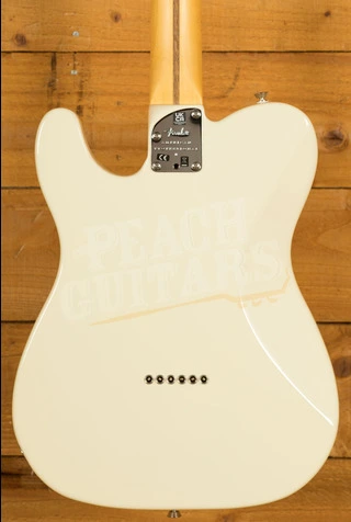 Fender American Professional II Telecaster Deluxe - Maple - Olympic White