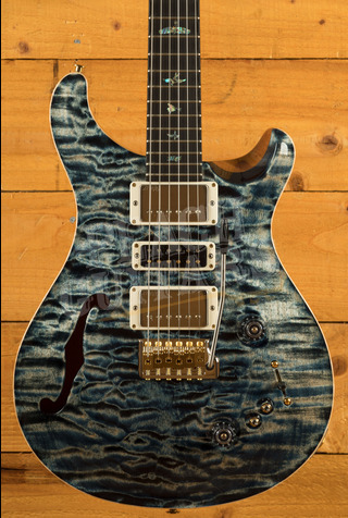 PRS Wood Library Special Semi-Hollow One-Piece Quilt Top | Faded Whale Blue