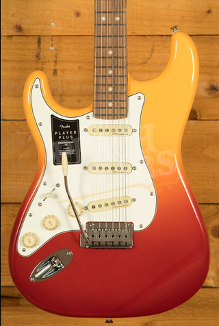 Fender Player Plus Stratocaster | Pau Ferro - Tequila Sunrise - Left-Handed