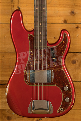 Fender Custom Shop Limited 62 Precision Bass | Relic Aged Candy Apple Red