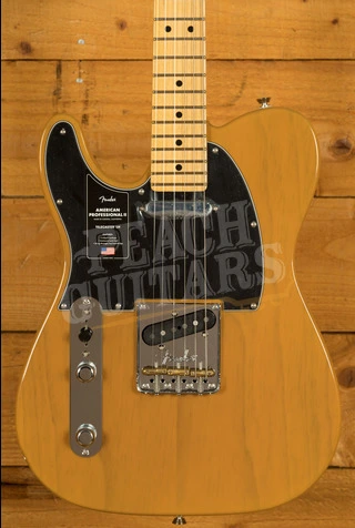Fender American Professional II Telecaster Left-Handed - Maple - Butterscotch Blonde