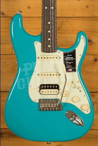 Fender American Professional II Stratocaster HSS - Rosewood - Miami Blue