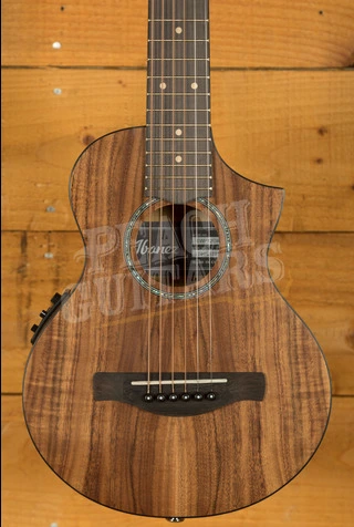 Ibanez EWP Acoustic Guitars | EWP12EWB - Piccolo Guitar - Open Pore Natural
