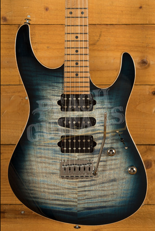 Suhr Modern Plus Faded Trans Whale Blue Burst Maple