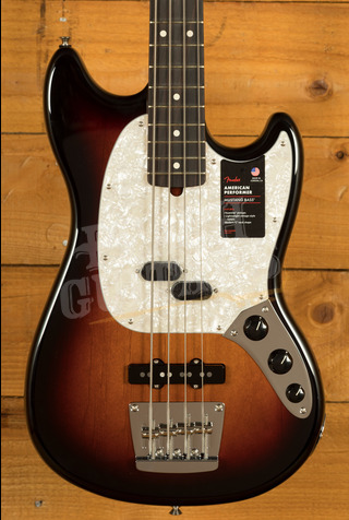 Fender American Performer Mustang Bass | Rosewood - 3-Colour Sunburst