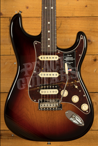 Fender American Professional II Stratocaster HSS | Rosewood - 3-Colour Sunburst