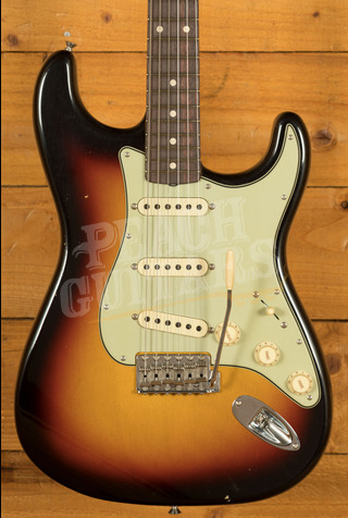 Fender Custom Shop 1959 Stratocaster Journeyman Relic w/CC Hardware | 3-Tone Sunburst