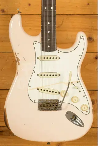 Fender Custom Shop Limited 60 Strat | Relic Super Faded Aged Shell Pink