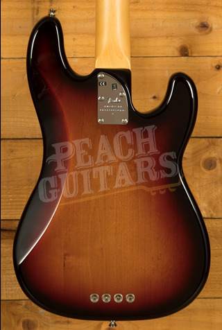 Fender American Professional II Precision Bass | Rosewood - 3-Colour Sunburst - Left-Handed
