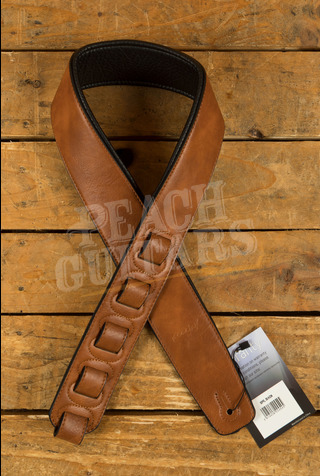 Peach Straps | Padded Leather - Honey