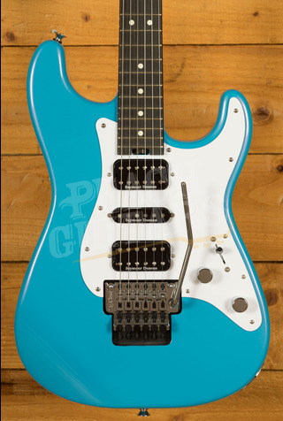 Charvel Pro-Mod So-Cal Style 1 HSH FR E | Ebony - Robin's Egg Blue