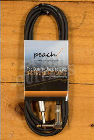 Peach Cables | Angled Instrument Cable - 3m/10ft