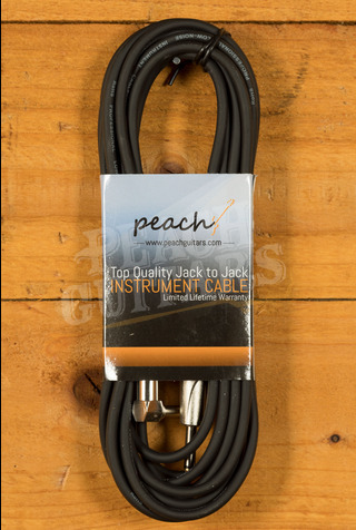 Peach Cables | Angled Instrument Cable - 6m/20ft