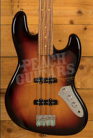 Fender Jaco Pastorius Jazz Bass | Fretless Pau Ferro - 3-Colour Sunburst