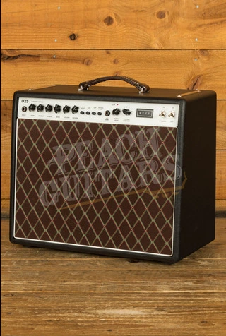 Revv Amplifiers | D25 25/5-Watt 6V6 1x12" Valve Combo Black Taurus *European Exclusive*