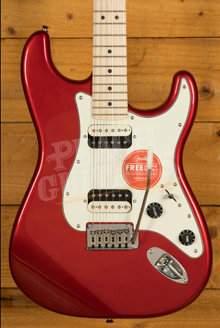 Squier Contemporary Stratocaster HH | Maple - Dark Metallic Red
