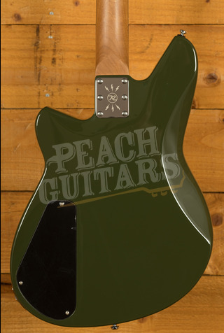 Reverend Bolt-On Series | Descent RA Baritone - Army Green - Rosewood *B-Stock*