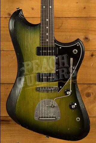 Novo Nucleus Voltur J | Cat's Eye Burst - Black Pickguard