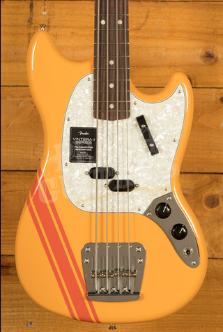 Fender Vintera II 70s Competition Mustang Bass | Rosewood - Competition Orange