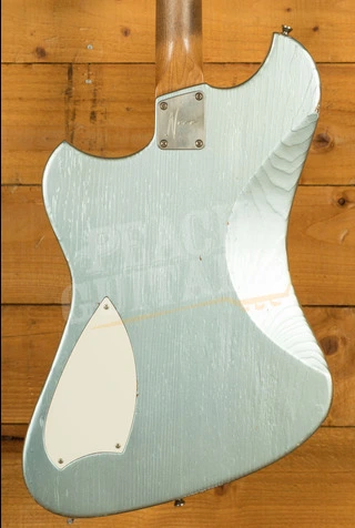 Novo Nucleus Voltur J | Ice Blue Metallic - Parchment Pickguard