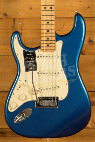 Fender American Ultra Stratocaster | Maple - Cobra Blue - Left-Handed