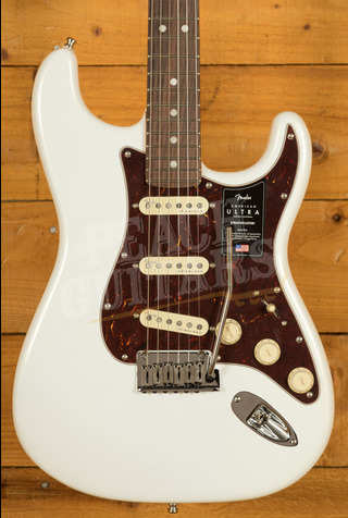 Fender American Ultra Stratocaster | Rosewood - Arctic Pearl