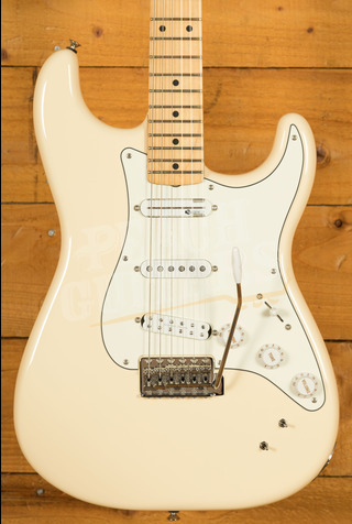 Fender EOB Stratocaster | Maple - Olympic White