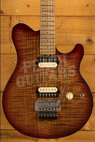 Music Man Axis Collection | Axis - Roasted Amber Flame
