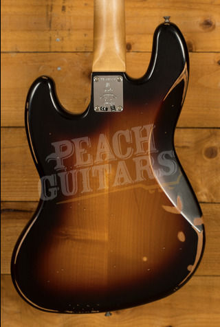 Fender Limited Edition 60th Anniversary Road Worn Jazz Bass | Pau Ferro - 3-Colour Sunburst